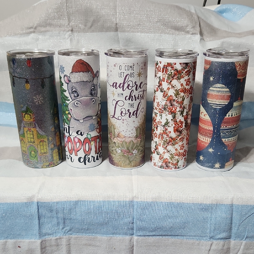 Christmas Sublimated Tumblers